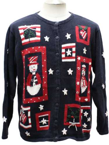 The Quacker Factory Womens Patriotic Ugly Christma