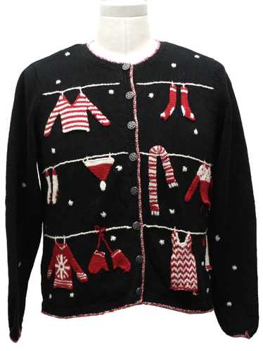 Casual Corner Womens Ugly Christmas Sweater
