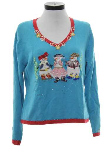 Jack B Quick Womens Western Ugly Christmas Sweater - image 1