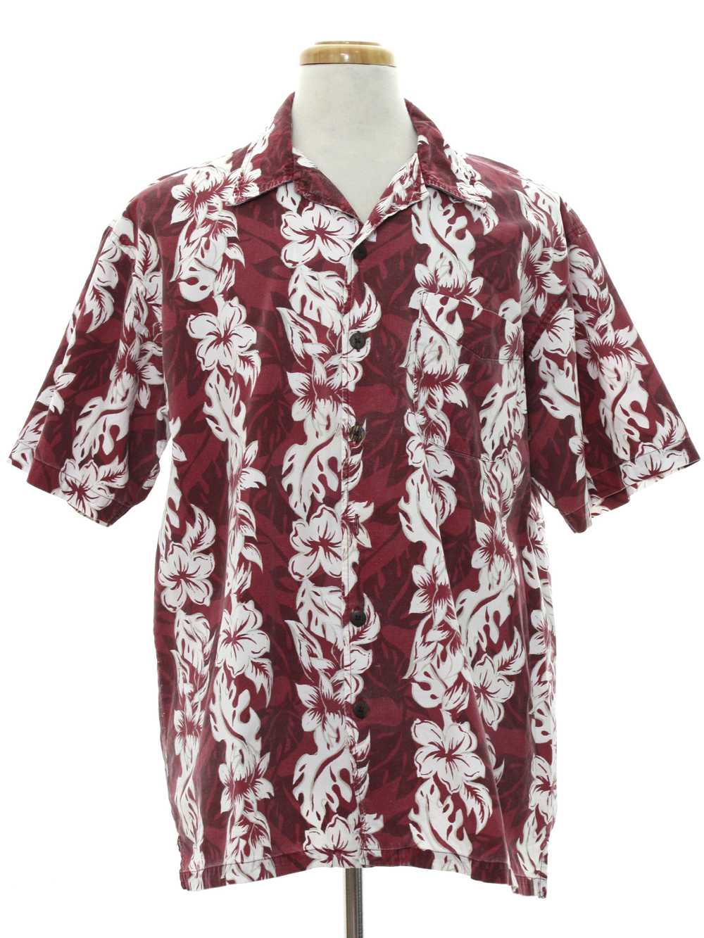 1990's Cherokee Mens Hawaiian Shirt - image 1
