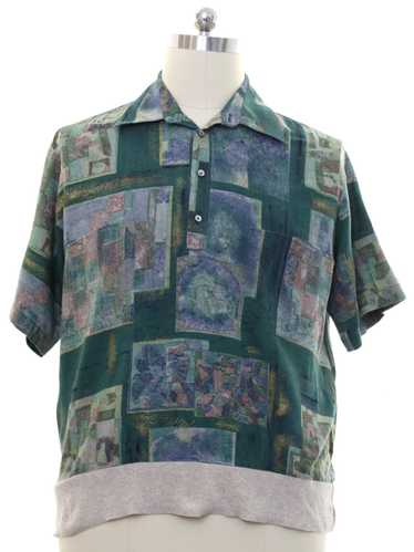 1990's DAvila Mens Wicked 90s Graphic Print Shirt