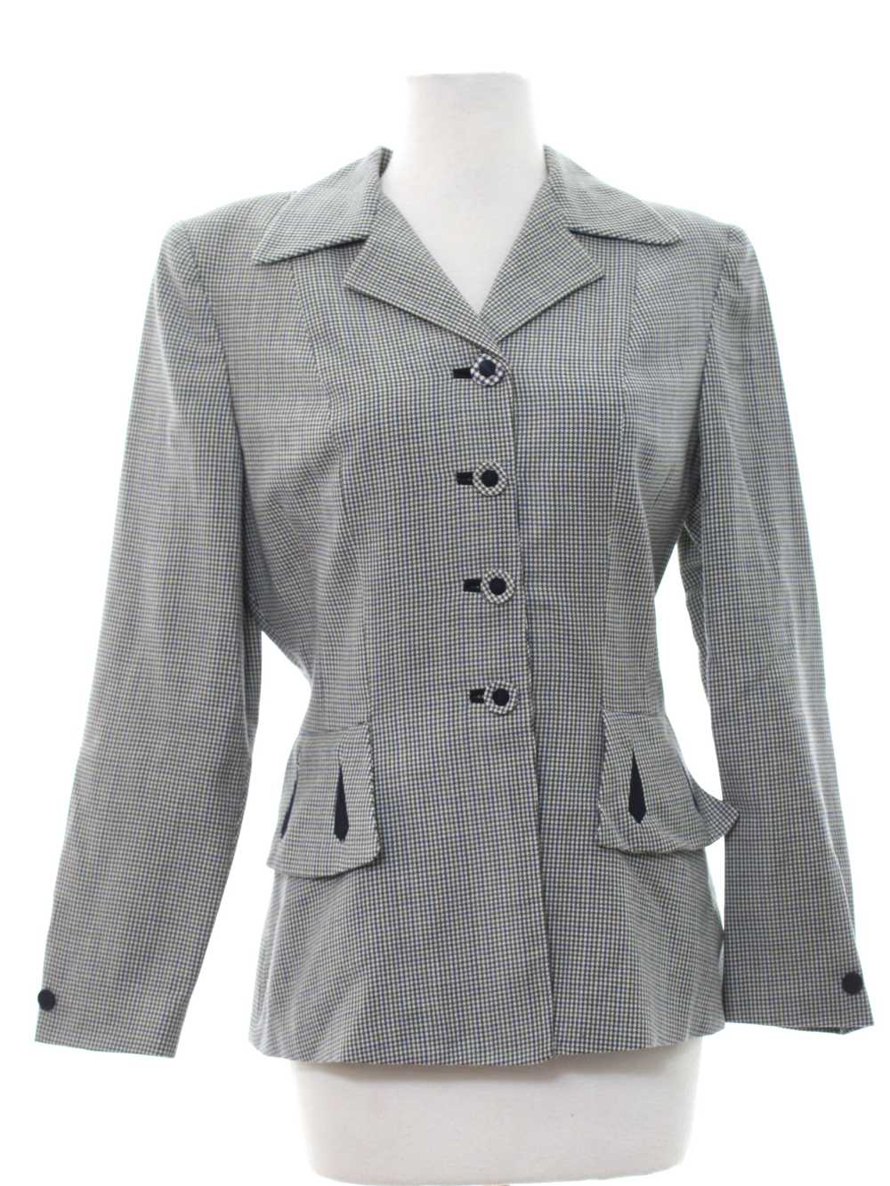 1940's Tailored by Joselli Womens Wool Poplin Jac… - image 1