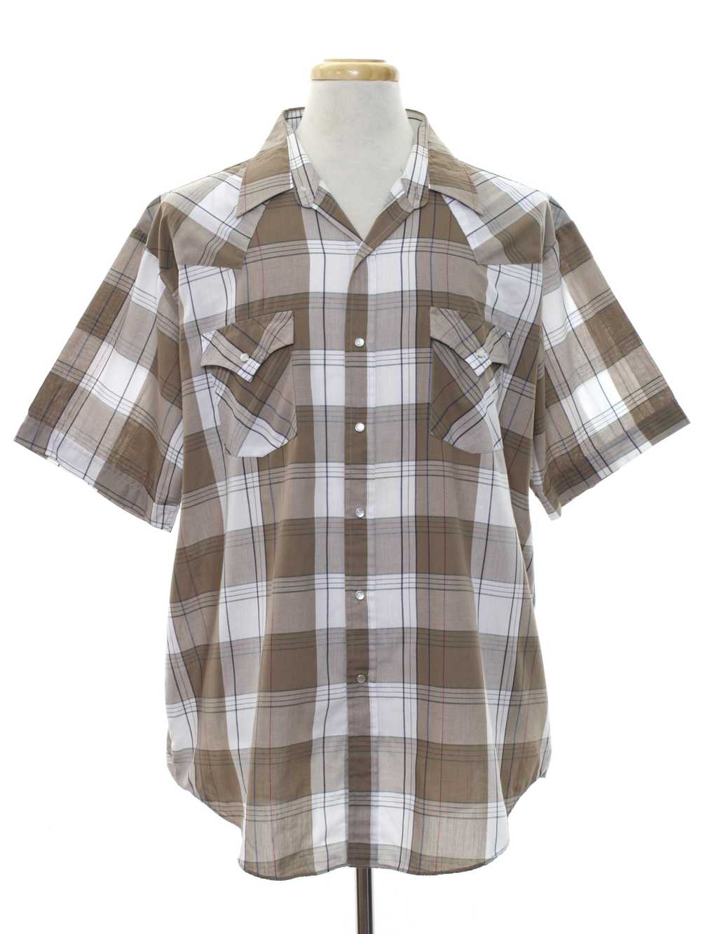 1990's Plains Western Wear Mens Western Shirt - image 1