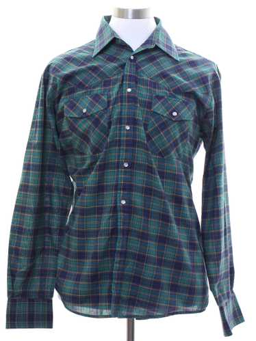 1980's Lifetrends Mens Western Shirt - image 1