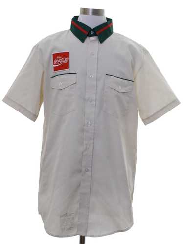 1980's Unitog Mens Coca Cola Delivery Uniform Shir