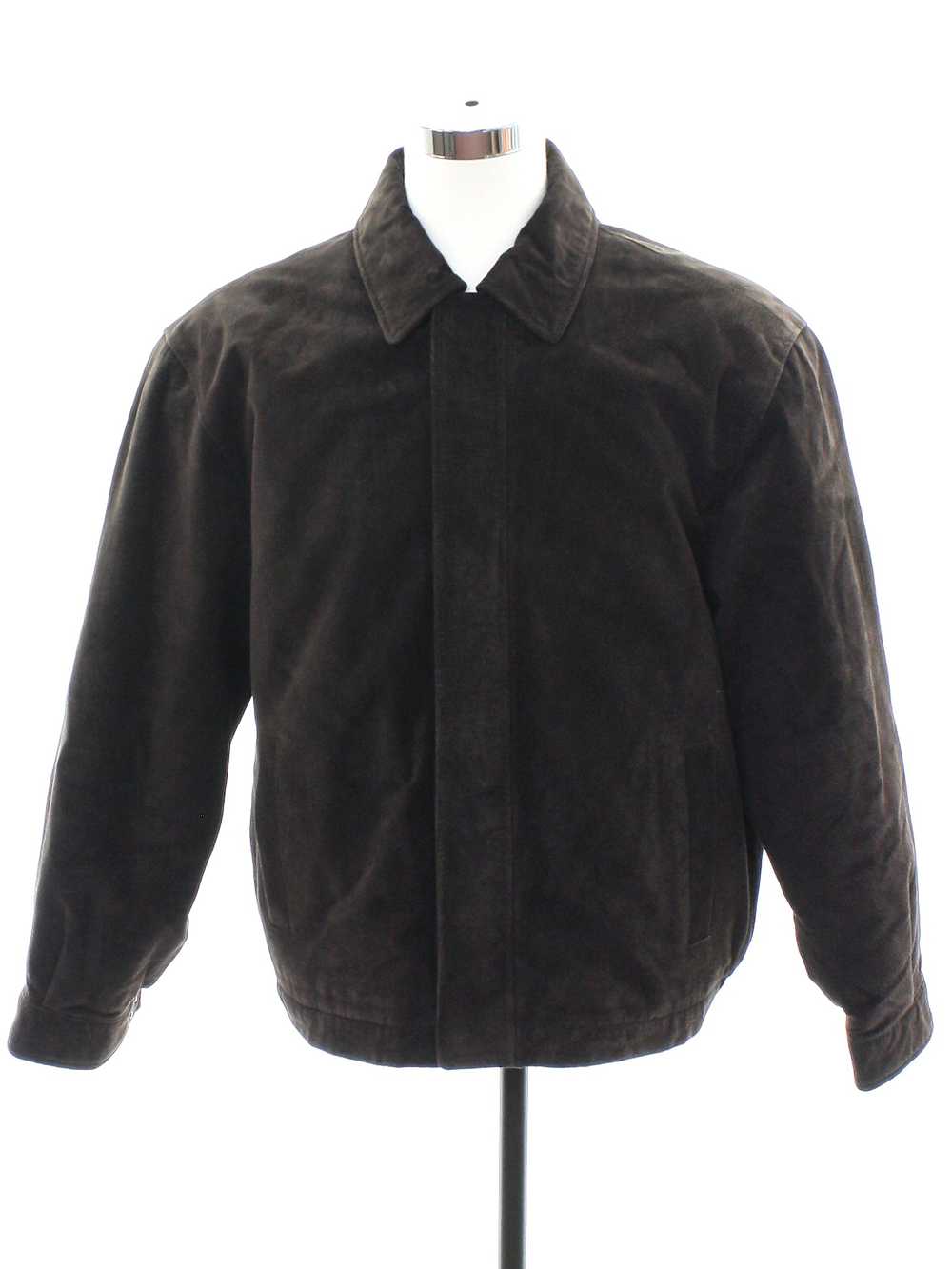 1990's Savile Row Outerwear Mens Leather Jacket - image 1