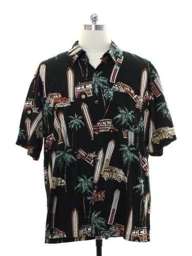 1990's Custom Clothing Mens Rayon Hawaiian Shirt - image 1