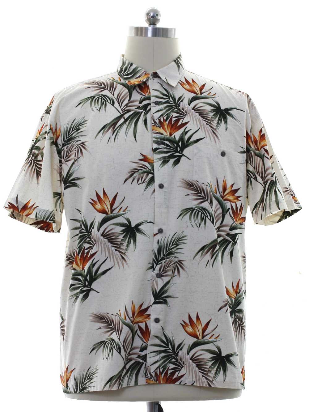 1990's Island Shores Mens Hawaiian Shirt - image 1