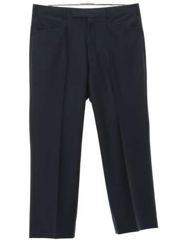 1960's Mens Mod Leisure Style Flat Front Slacks P… - image 1