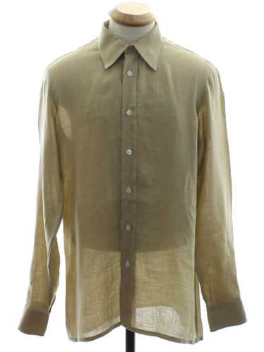 1990's Esse 3 Mens Linen Shirt - image 1