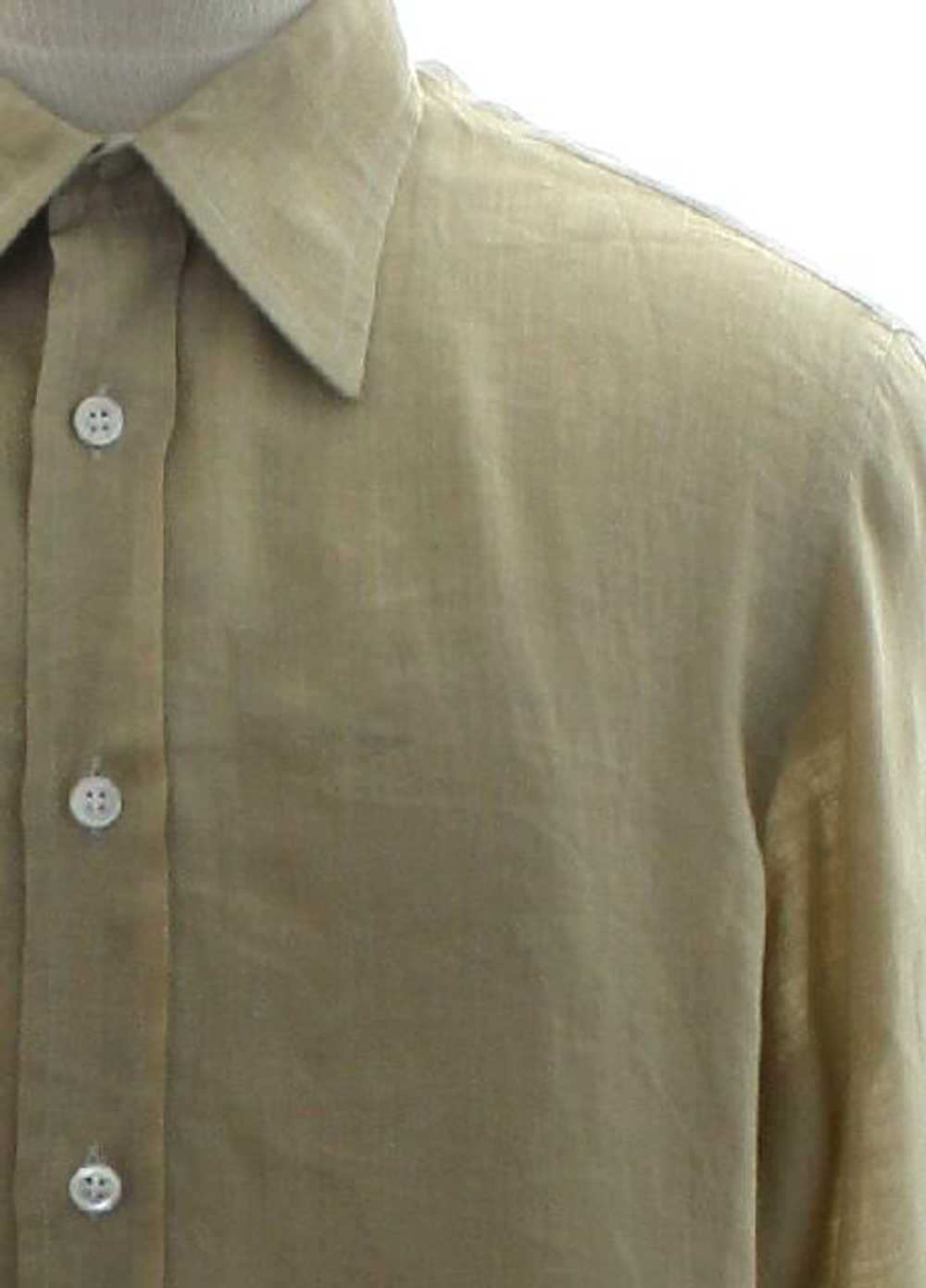 1990's Esse 3 Mens Linen Shirt - image 2