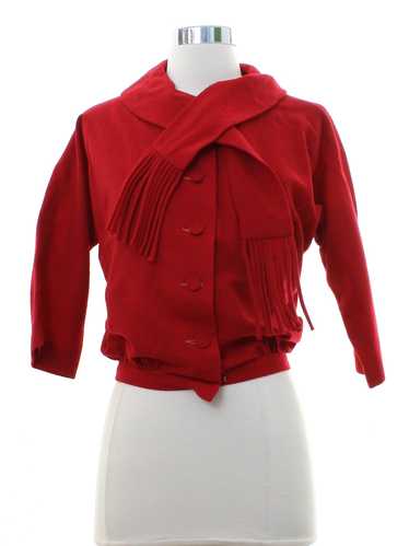1960's Tailored Junior Petite Womens Mod Shirt Jac