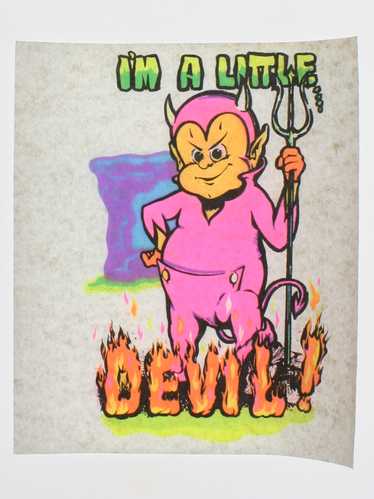 1970's Im A LITTLE DEVIL! Iron Iron-Ons - Cheesy T