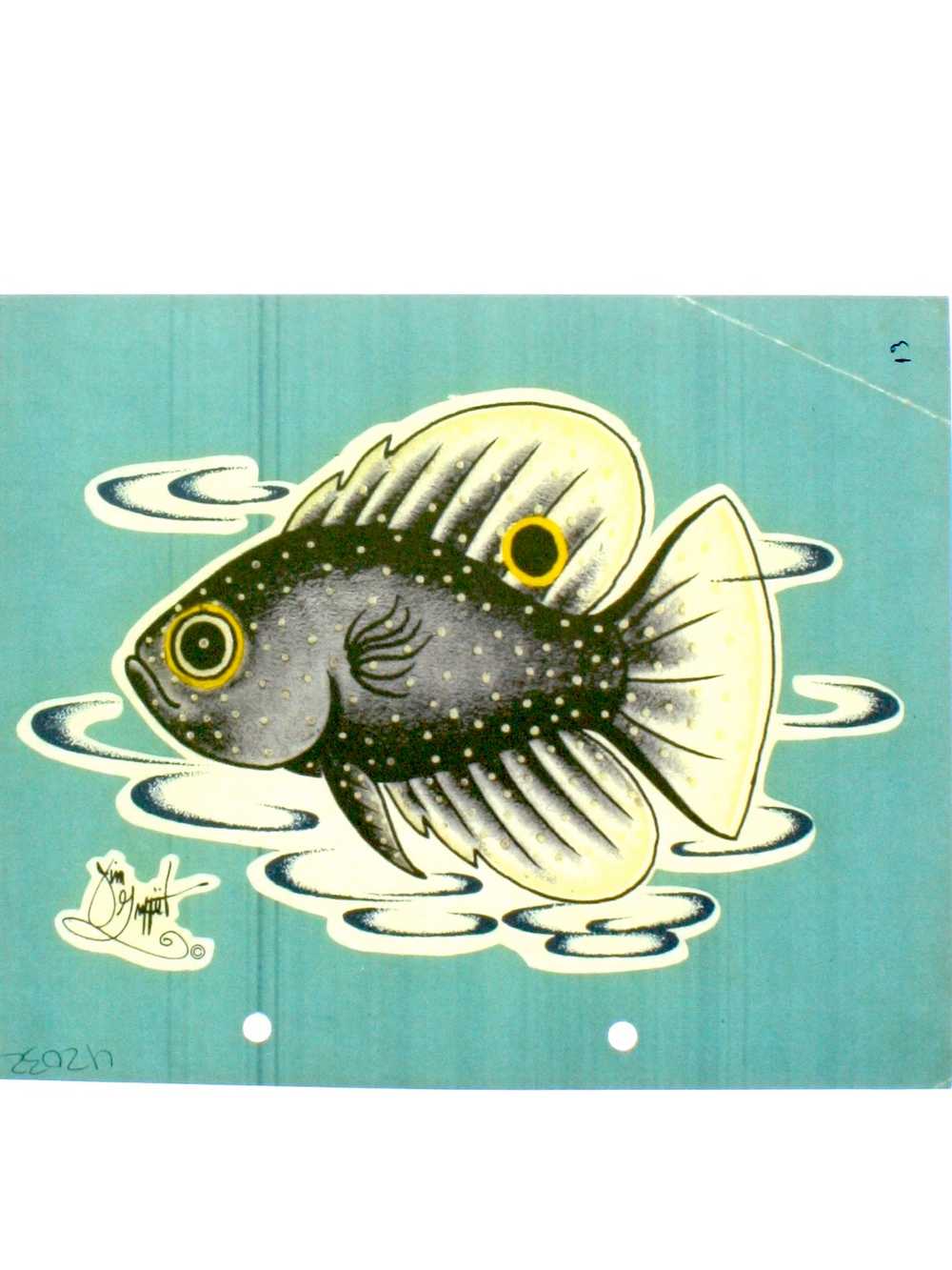 1980's Fish iron Iron-Ons - Miscellaneous Themes - image 1