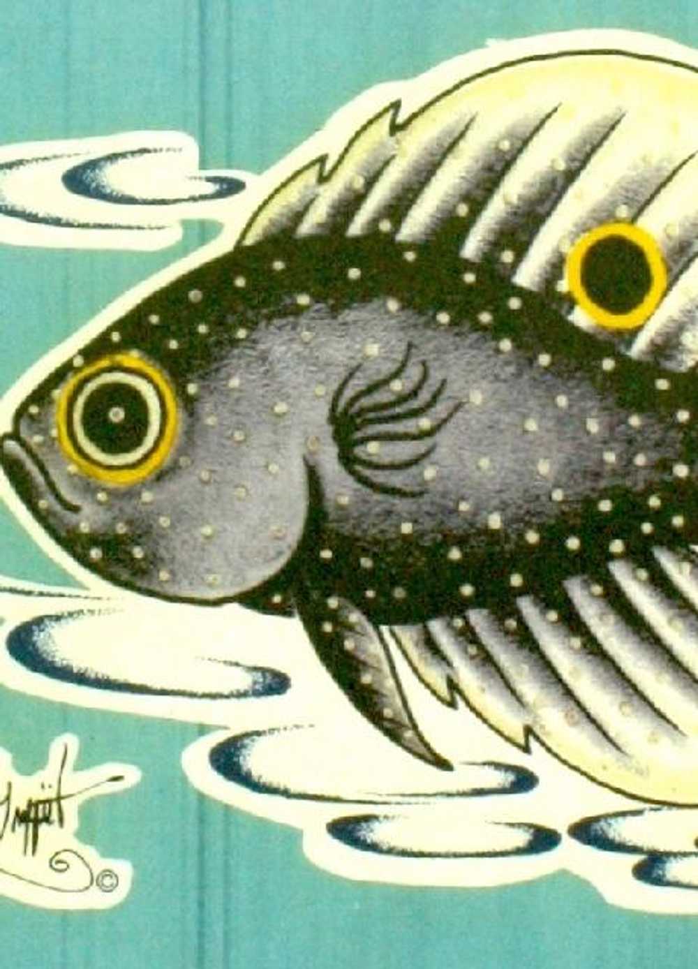 1980's Fish iron Iron-Ons - Miscellaneous Themes - image 2