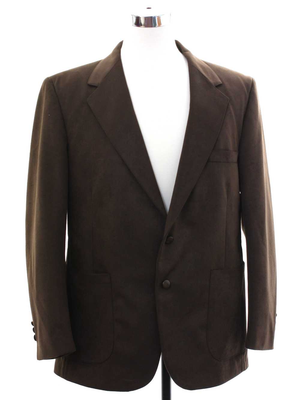 1970's WFF by Farah Mens Faux Suede Blazer Style Spor… - Gem