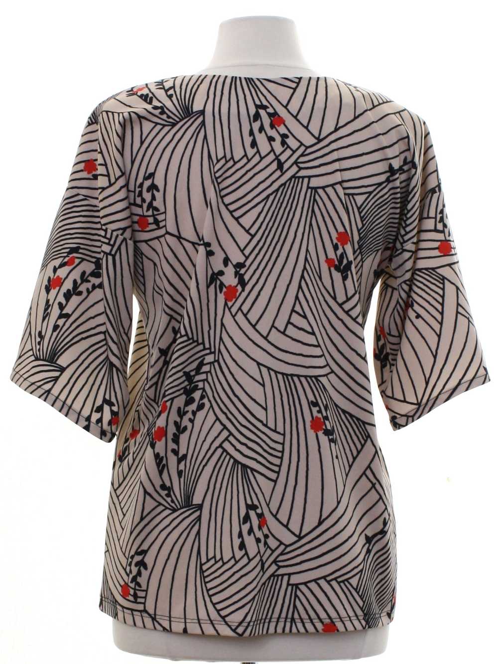 1970's Womens Print Tunic Style Shirt - image 3