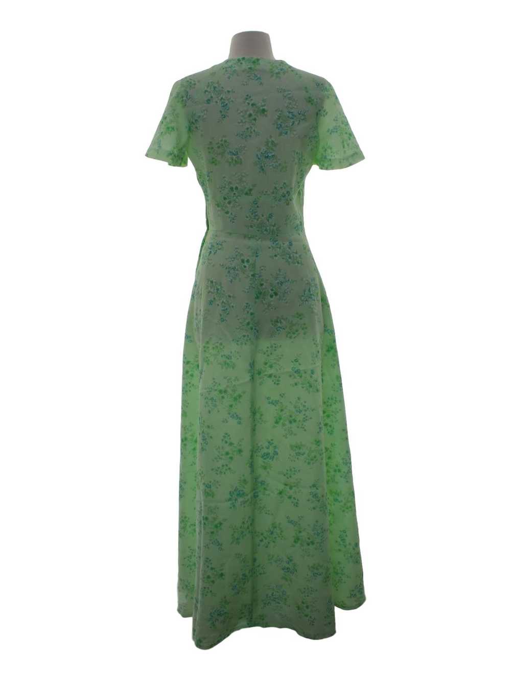 1960's Print Maxi Dress - image 3