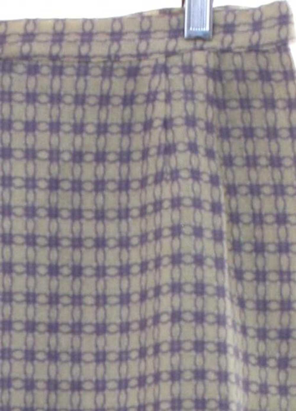 1960's Columbia Shirt Mod Wool Skirt - image 2