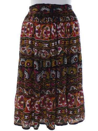 1990's Baxter and Wells Broomstick Hippie Skirt