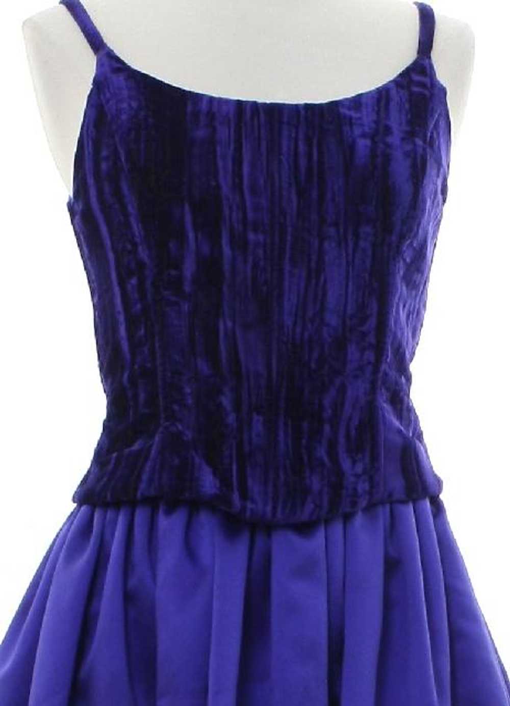 1980's Totally 80s Prom Or Cocktail Dress - image 2