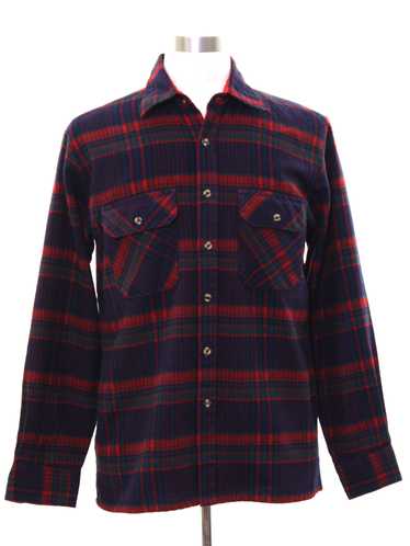 1980's Campus Mens Flannel Shirt - image 1