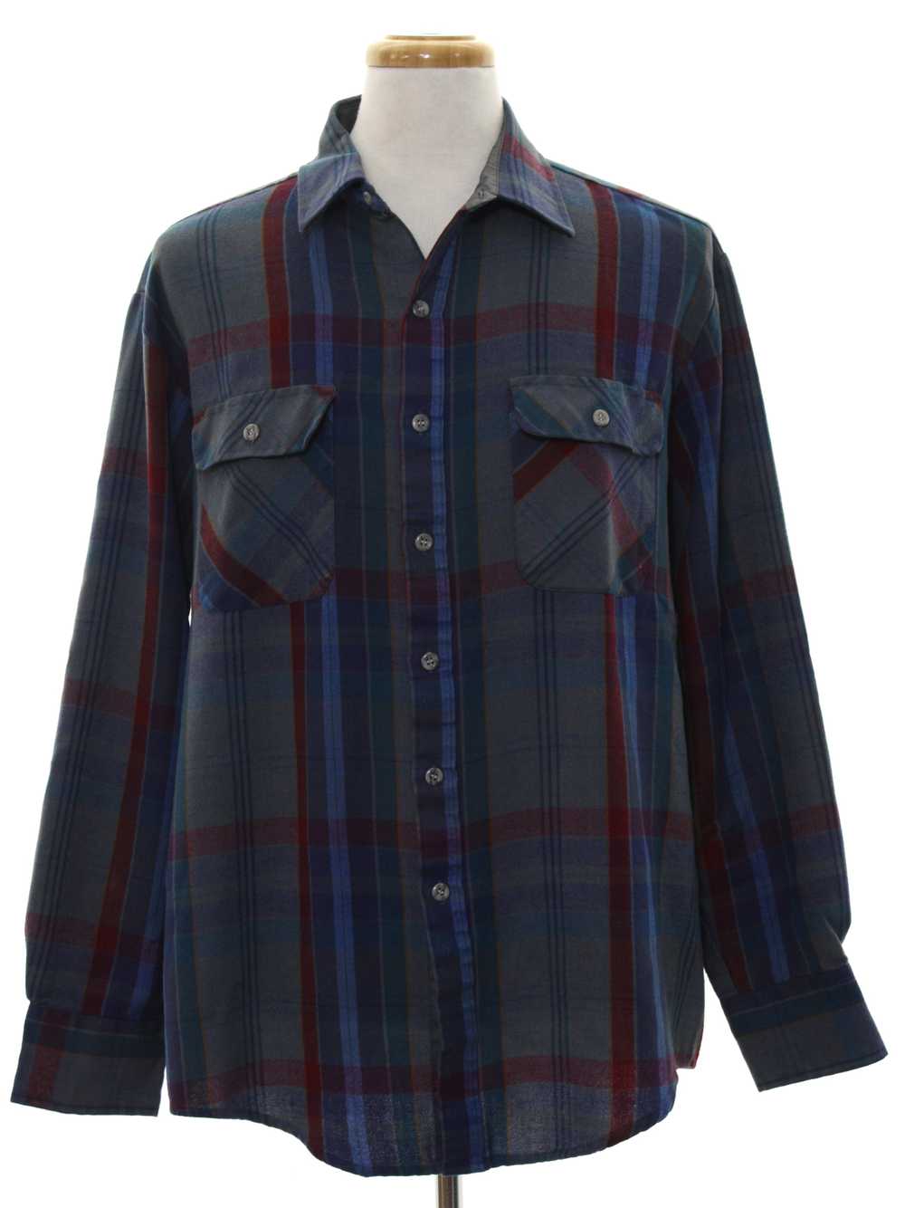 1980's St. Johns Bay Mens Flannel Shirt - image 1