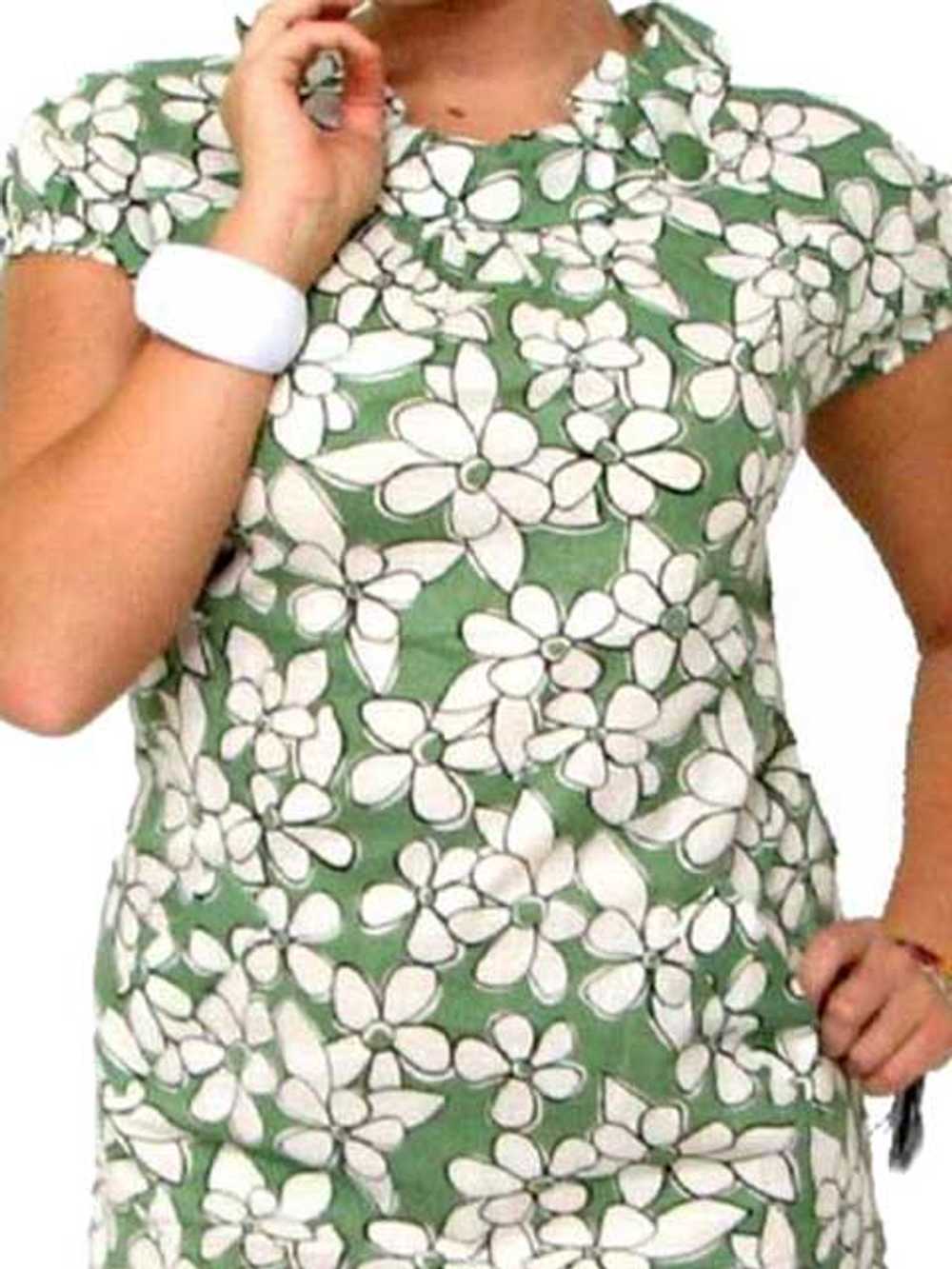 1990's Poppy Garden Mini Day Dress - image 2