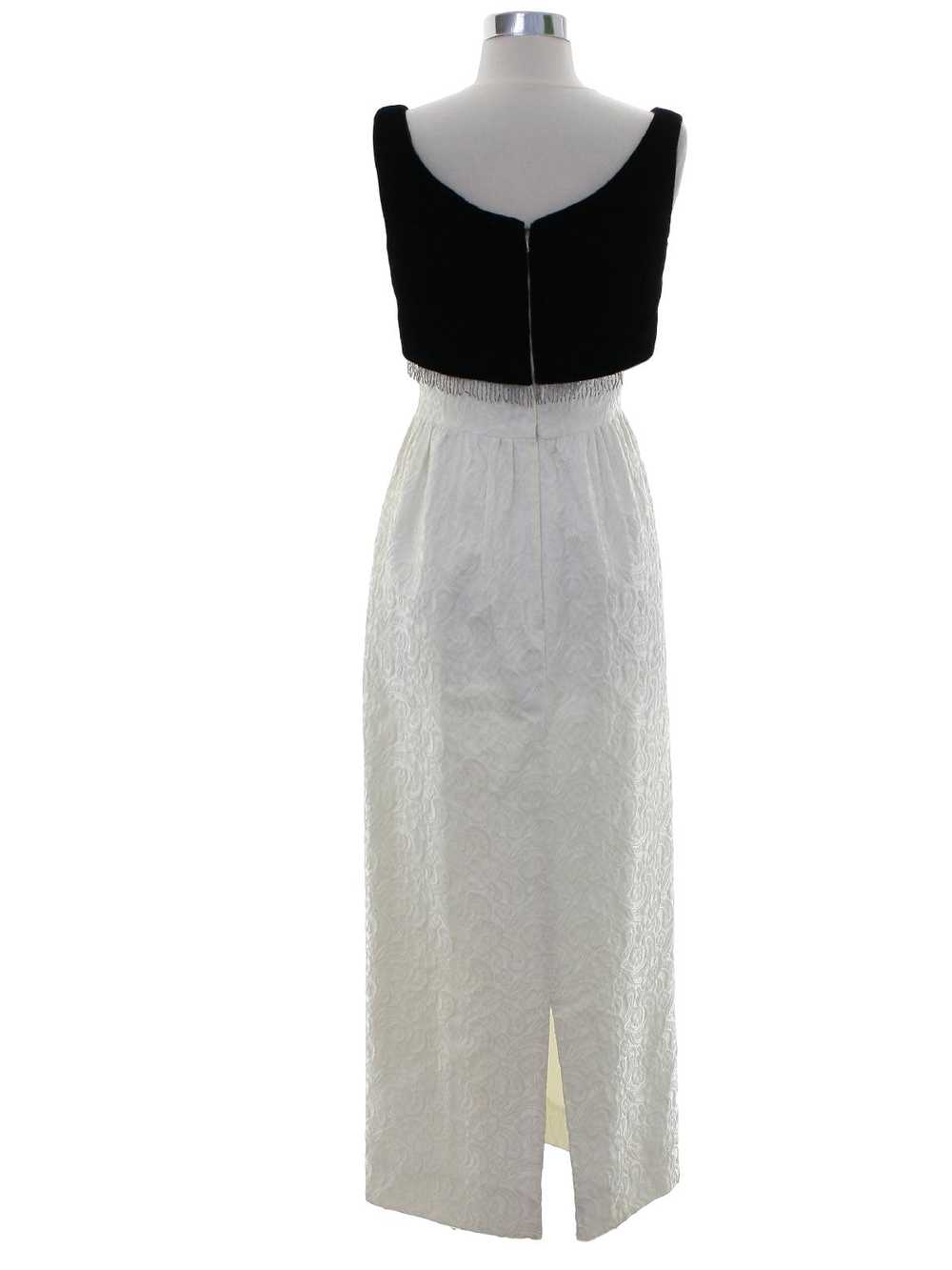 1980's Nordstrom Prom or Cocktail A-Line Maxi Dre… - image 3