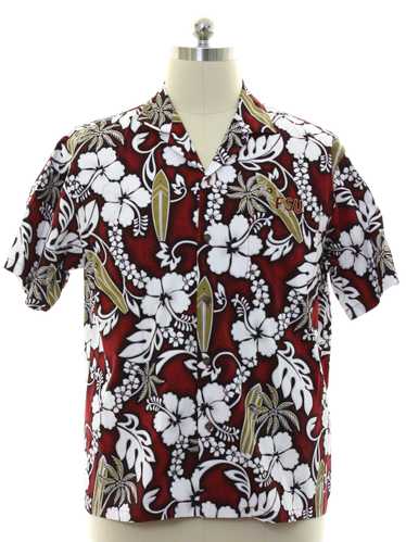 1980's Kys Made in Hawaii Mens Hawaiian Shirt