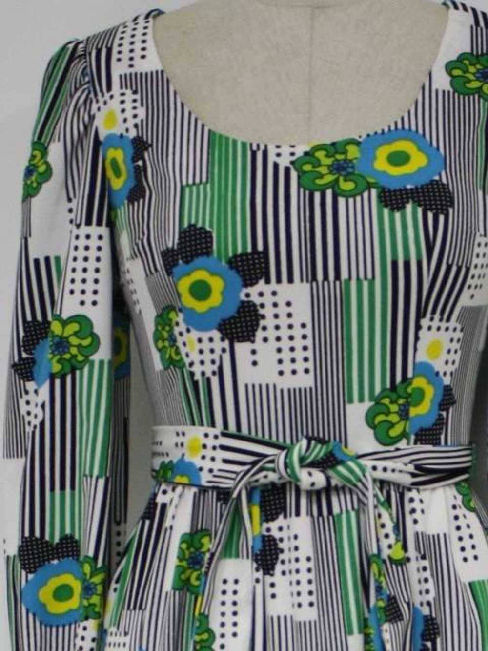 1970's Knit Hippie Maxi Dress - image 2