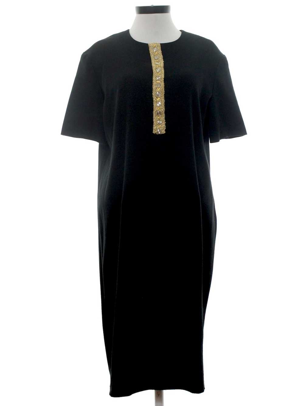 1970's Caron Little Black Dress - image 1