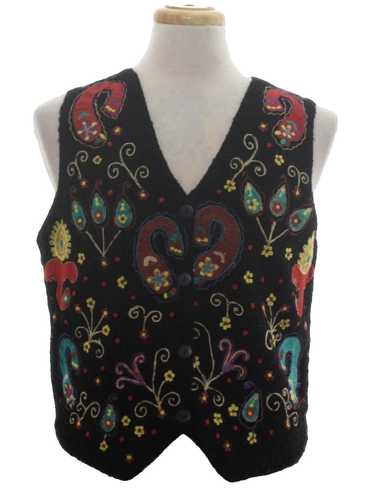 1980's Paris Henley Womens Totally 80s Vest