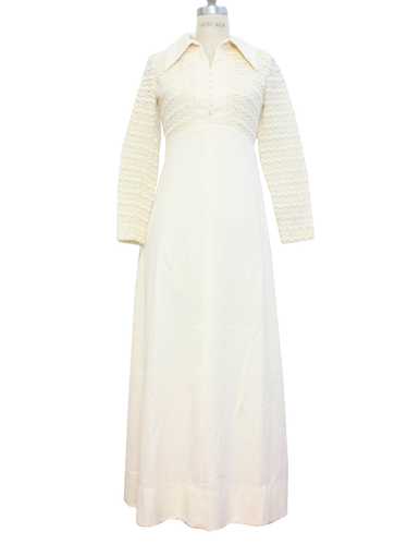 1970's Knit Maxi Dress - image 1