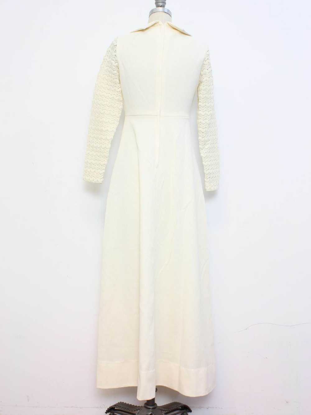 1970's Knit Maxi Dress - image 3
