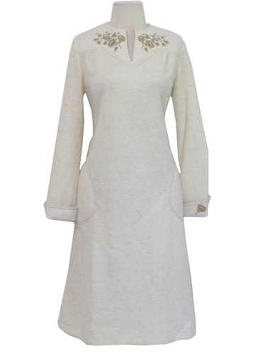 1970's Leslie Fay Knit Dress