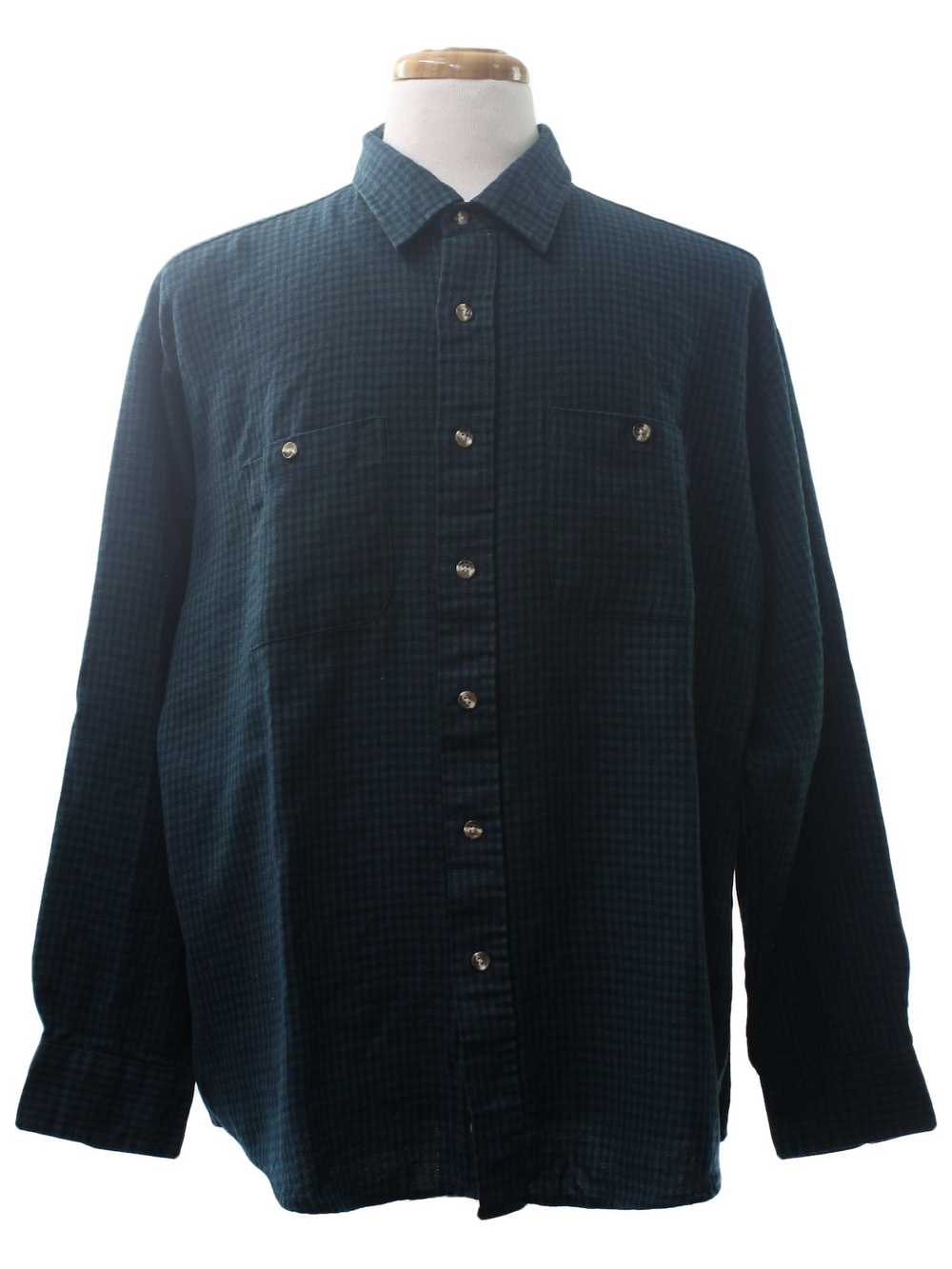 1980's Windridge Mens Flannel Shirt - image 1