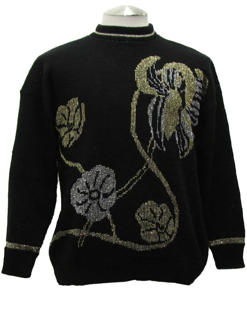 1980's Womens Totally 80s Sweater - image 1