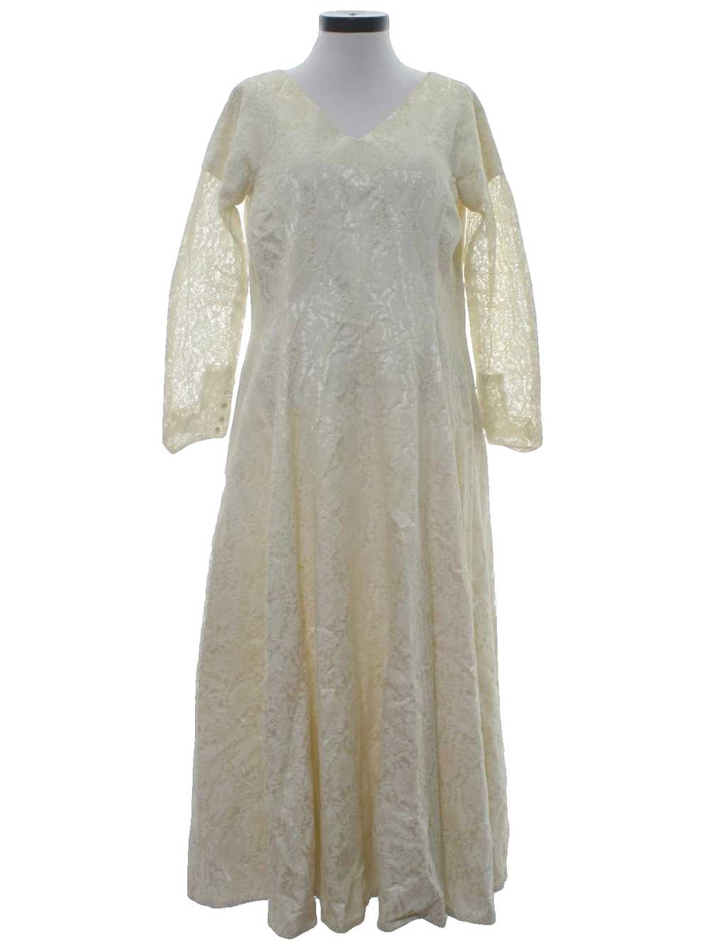 1950's Wedding Maxi Dress - image 1