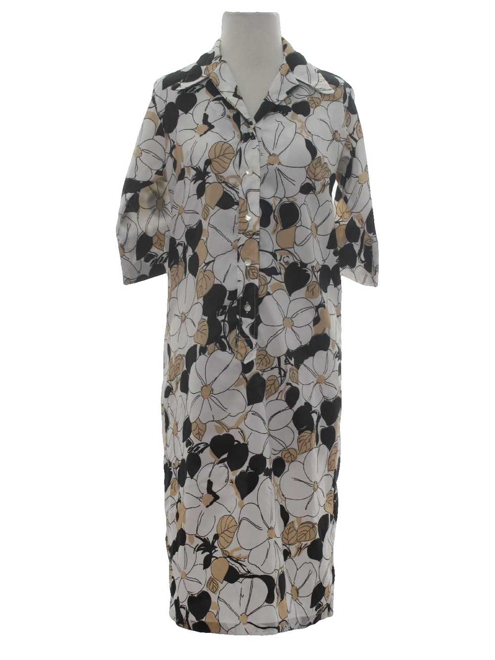 1960's Lady Bayard Mod House Dress - image 1