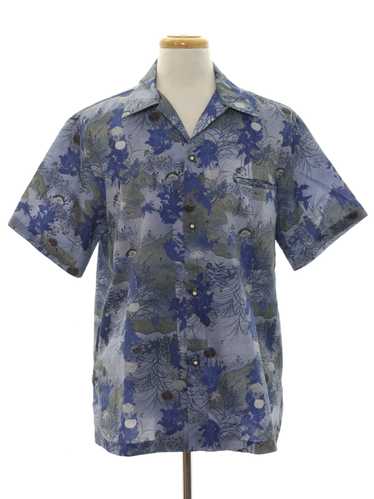 1970's Styled by RJC Mens Print Disco Style Hawaii