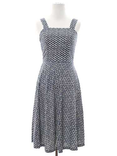 1960's Womens/Girls Print Dress