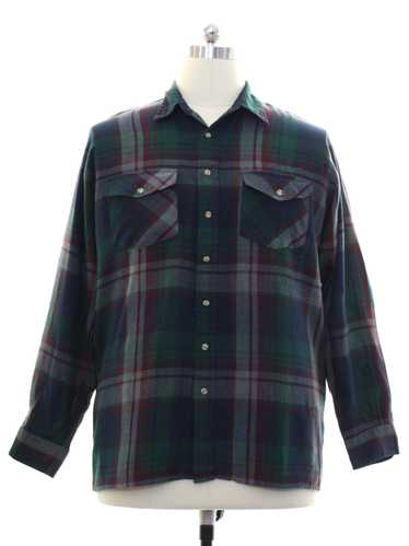 1980's Van Heusen Mens Flannel Shirt