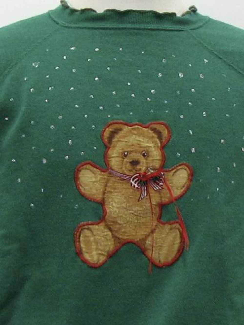 1980's Hanes Unisex VintageUgly Christmas Sweatsh… - image 2