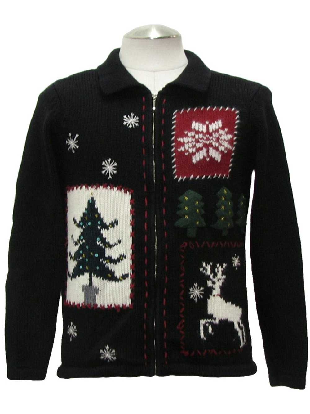 Crazy Horse Womens Ugly Christmas Sweater - image 1