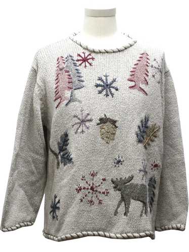 Orvis Unisex Country Kitsch Ugly Christmas Sweater - image 1