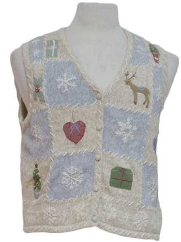 Erika Womens Ugly Christmas Sweater Vest