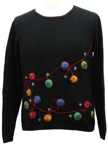 Merry & Bright Womens Ugly Christmas Sweater