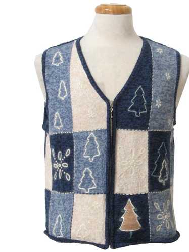 North Crest Womens Ugly Christmas Sweater Vest