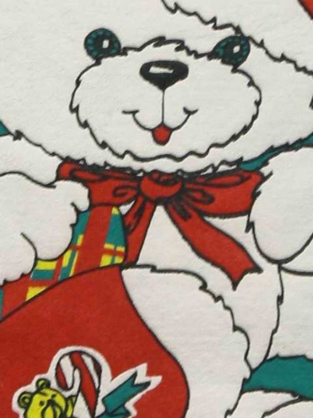 1980's Womens VintageBear-riffic Ugly Christmas S… - image 2